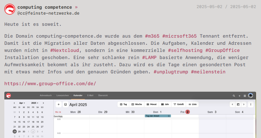 Warum wir kein M365 mehr nutzen